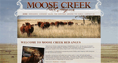 Desktop Screenshot of moosecreekredangus.com